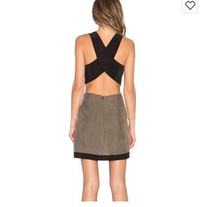 NBD X Shades of cool dress in army green